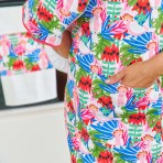 Apron | Pink Cockatoo | Cotton Apron | Pink Cockatoo | Cotton
